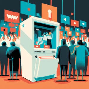 Abstract illustration of elections