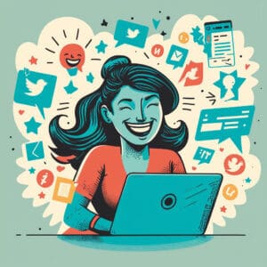 Volunteer manager recruiting on social media