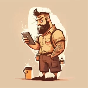 Employee using an employee app